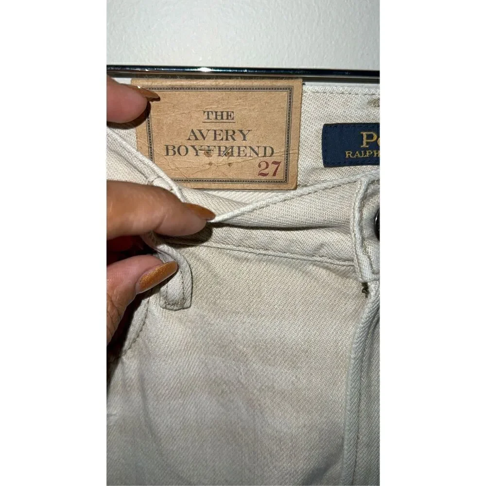 Polo Ralph Lauren “The Avery Boyfriend” patch Jeans
